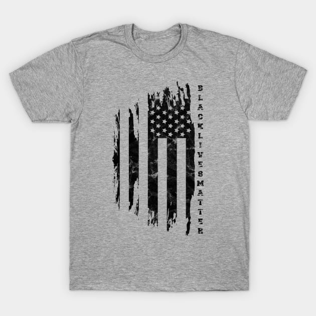 Black Lives Matter Anti Racism Gift BLM T-Shirt by Keetano